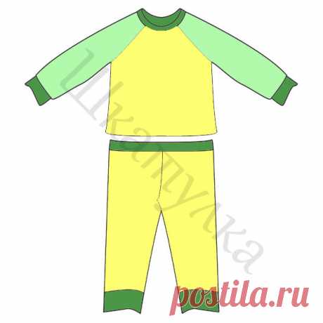Выкройка детской пижамы | Шкатулка