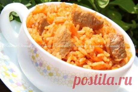 Обалденный плов на сковороде — очень вкусный и сытный!