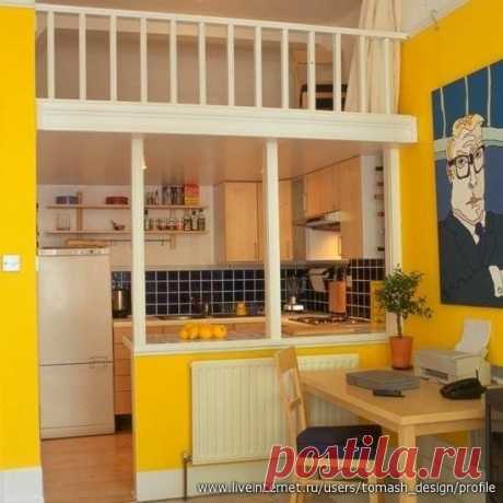 Идеи для маленьких однокомнатных квартир