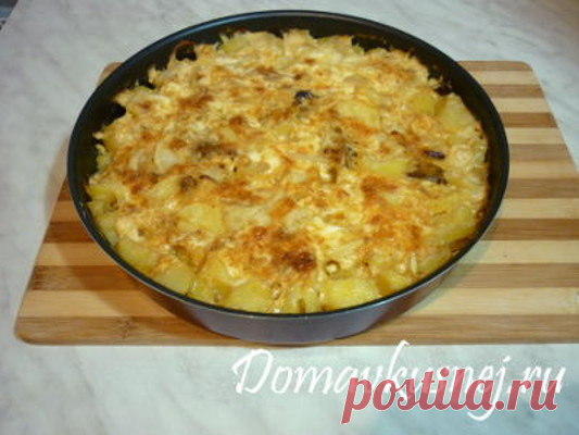 Жаркое из индейки с белыми грибами | ...а Дома Вкусней