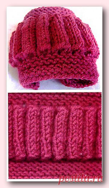 Необычный узор спицами