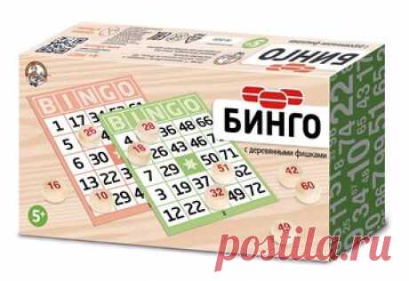 Настольная игра «Бинго» с деревянными фишками 
	
		 Бинго – это популярная в Европе и США игра, похожая по своему принципу на русское лото.
	 
...
