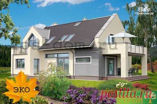 Каркасный дом со вторым светом в гостиной, проект Космополит