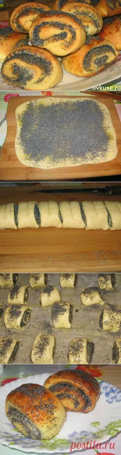 Вкусные булочки с маком - Простые рецепты Овкусе.ру