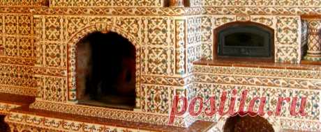 Облицовка печи изразцами