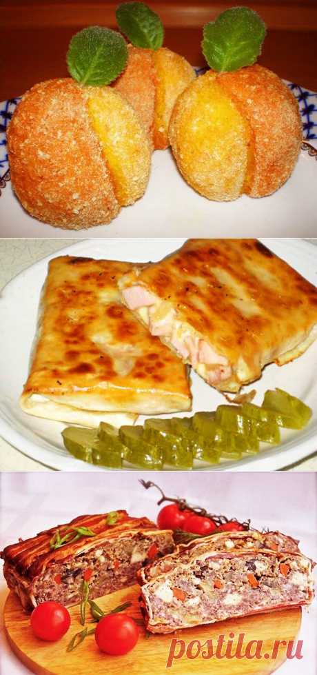 ГОРЯЧИЕ ЗАКУСКИ «КАРТОФЕЛЬНЫЕ ПЕРСИКИ» ,КУРИНЫЕ ГРУДКИ ФАРШИРОВАННЫЕ