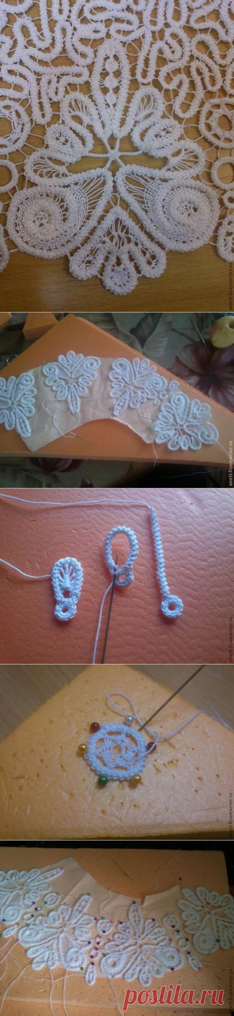 Болеро в технике румынского (шнуркового) кружева - Вязание - Моя копилочка