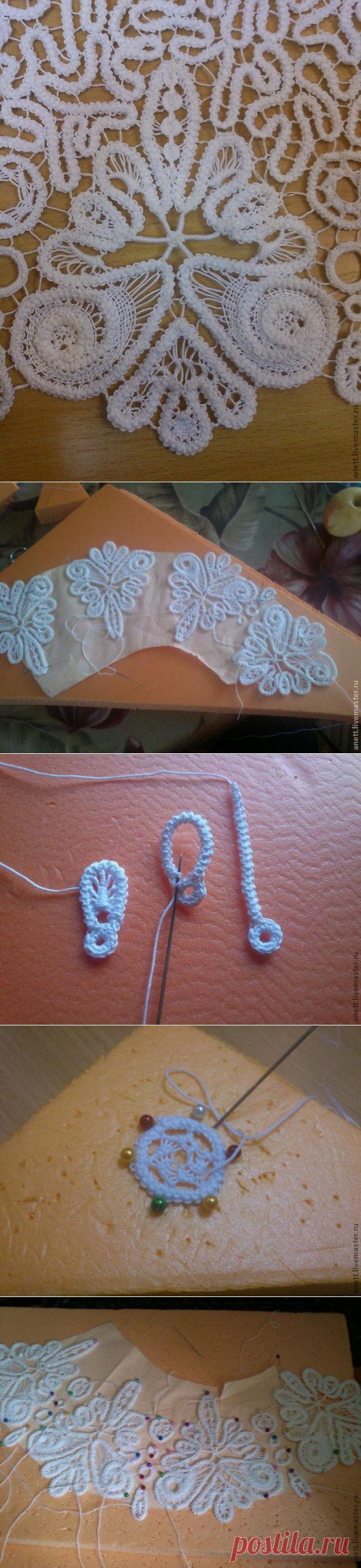 Болеро в технике румынского (шнуркового) кружева - Вязание - Моя копилочка