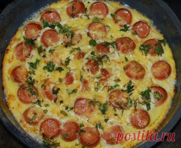 ЗАПЕКАНКА ИЗ КАРТОФЕЛЯ С СОСИСКАМИ | Готовим вместе