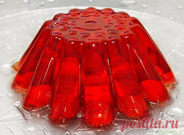 Винный десерт - желе с ягодами - Рецепты от Daily-menu.ru - Daily-menu.ru