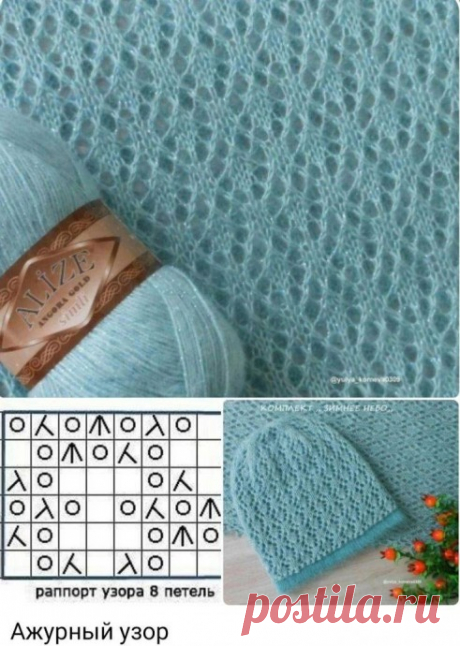 ​Лучшие узоры спицами
