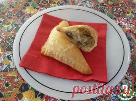 Треугольники из рубленного теста
