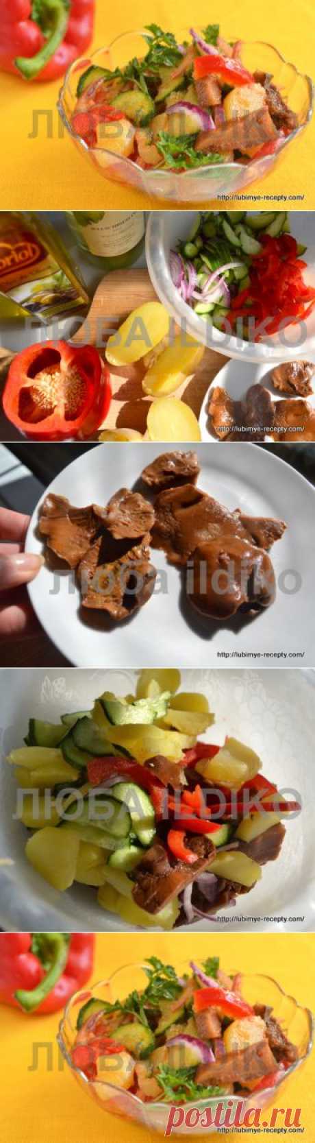 Салат с маринованными грибами «Кодру» | 4vkusa.ru