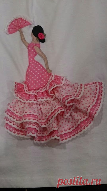 Лоскутные аппликации. Танцовщицы