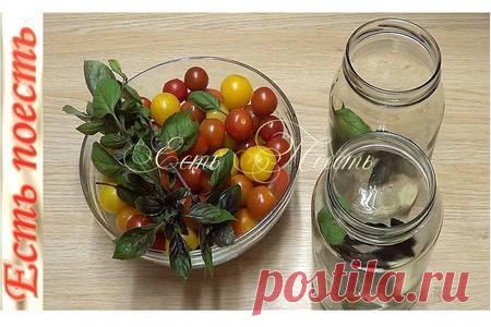 Маринованные помидоры с базиликом – пошаговый рецепт с фотографиями