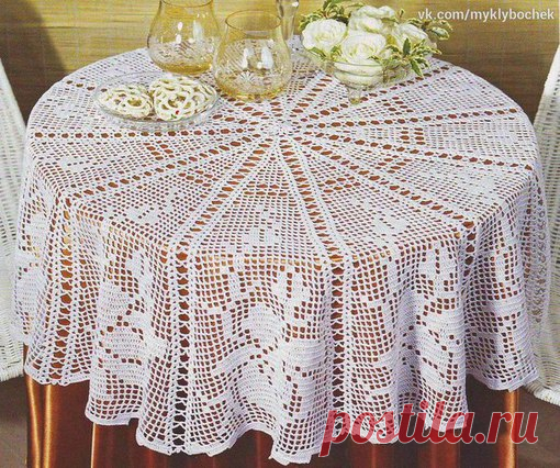 Круглая скатерть с розами крючком


Сохраняйте в свои копилочки нажав 