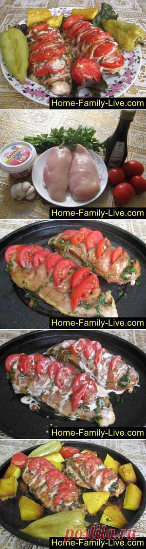 Куриная грудка - пошаговый фоторецепт - грудка по системе минус 60