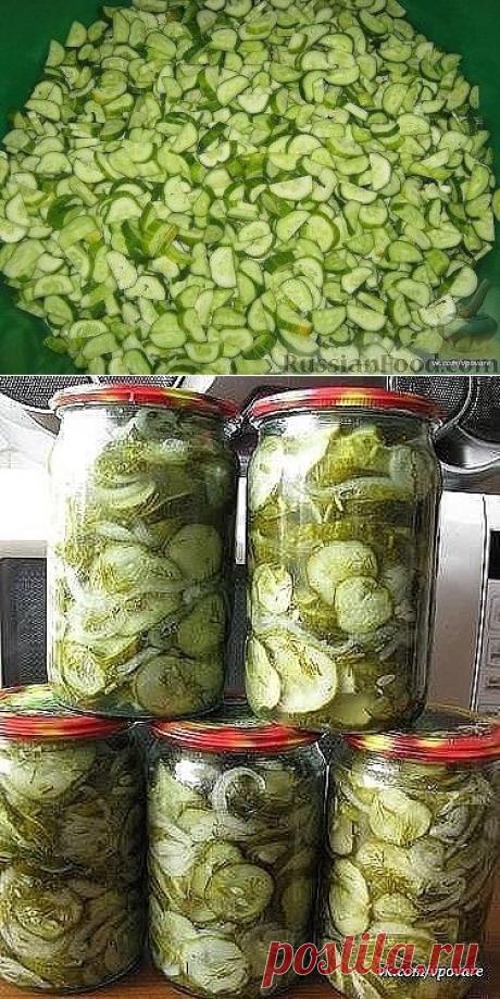 САЛАТ ИЗ ОГУРЦОВ НА ЗИМУ «ЗИМНИЙ КОРОЛЬ» (СТЕРИЛИЗАЦИЯ НЕ ТРЕБУЕТСЯ)