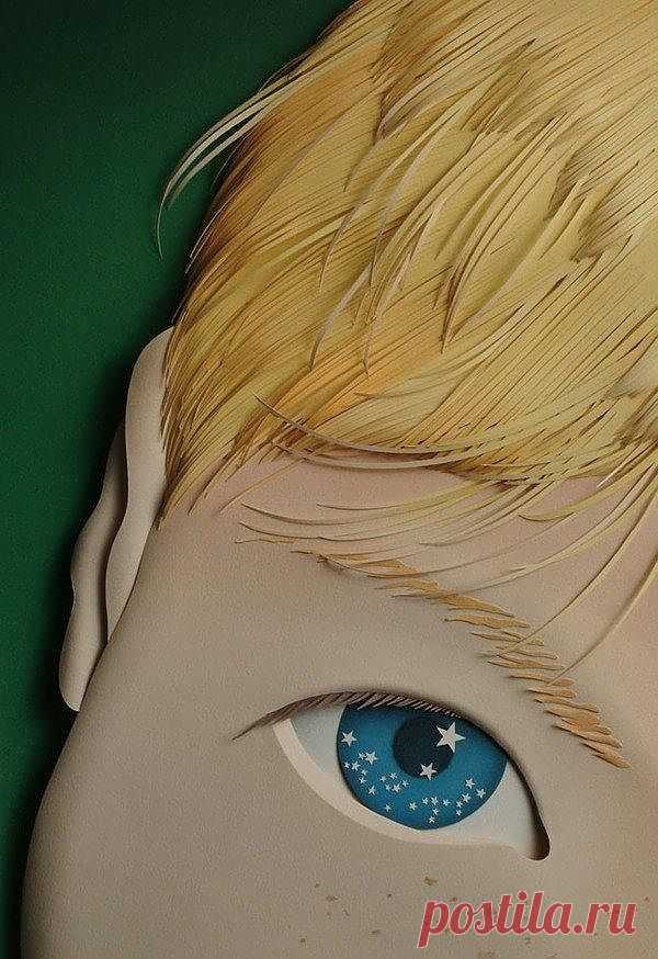 Картины из бумаги Карлоса Мейра / Бумага и карандаши (скрапбукинг, оригами, и т.д.) /