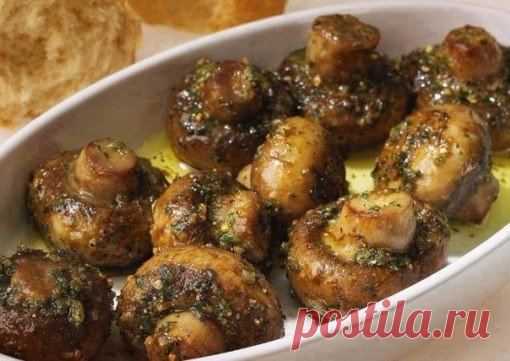 Запеченные шампиньоны к праздничному ужину. Аромат и вкус вас удивит!
