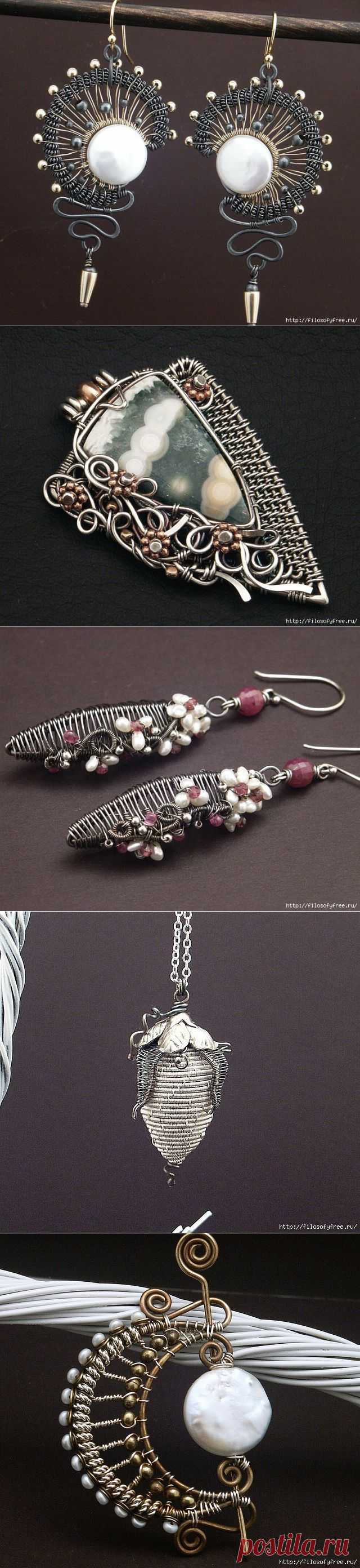 Twisted Wire Sterling Silver бижутерия Mary Tucker из Лос-Анжелеса, США.