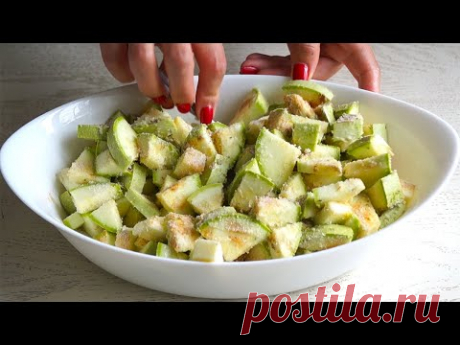 ВЕСЬ СЕЗОН Кабачки БУДУ Готовить ТОЛЬКО ТАК! Очень Вкусные КАБАЧКИ В ДУХОВКЕ!