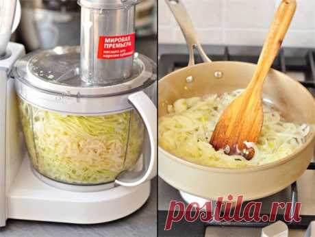 Вкусная пауза - Капустная начинка для пирогов и пирожков. Слоёный рулет с этой начинкой.