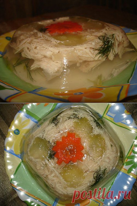 Заливная куриная грудка.