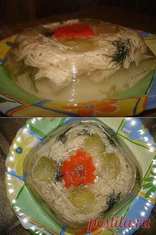 Заливная куриная грудка.