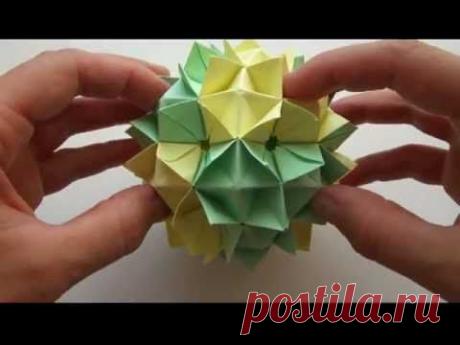 Модульное оригами | Украшение из бумаги
