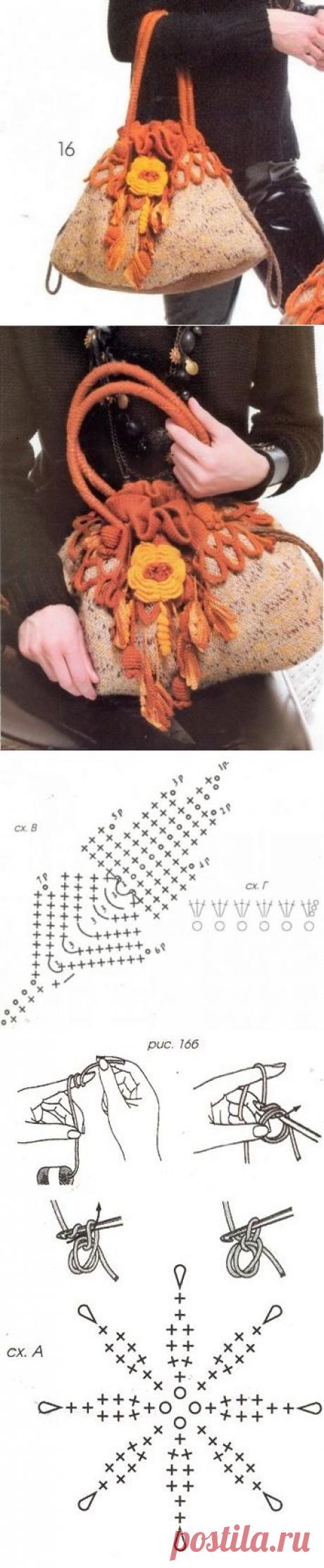 Вязаная сумочка