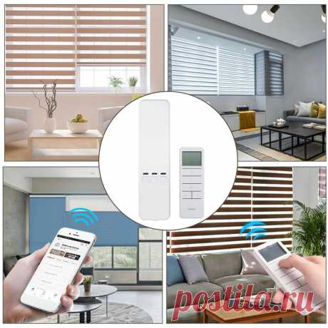 Wifi automatic electric smart motorized window blinds with app remote control Sale - Banggood.com