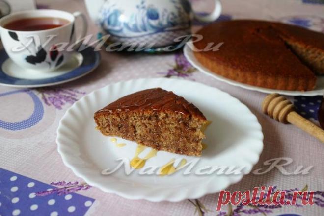 Постный банановый пирог в духовке, рецепт с фото