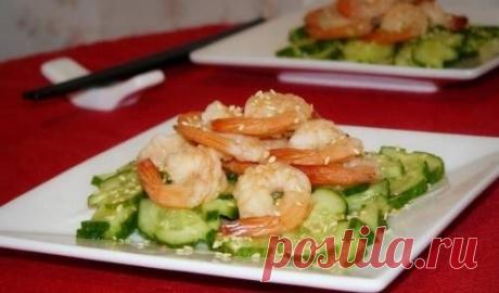 Японский огуречный салат / Простые рецепты