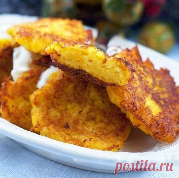 Тыквенные деруны | Банк кулинарных рецептов