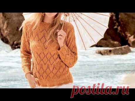 Красивые летние модели связанные спицами - Beautiful summer models tied with knitting needles