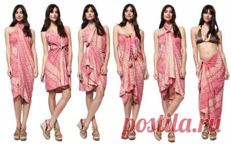 Парео своими руками - прекрасное дополнение вашего пляжного гардероба