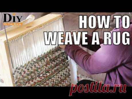 How To Weave a Rag Rug Using Scrap Fabric | How To Make a Rag Rug