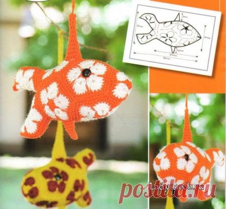 Игрушка рыбка крючком из африканских мотивов: схемы | Ladynweb.ru