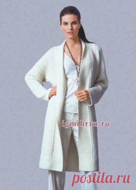 Стильный длинный кардиган спицами
Размеры (европейские): 36-40 (42-46/48-50)
Размеры (российские): 42-46 (48-52)54-56)
Показать полностью…