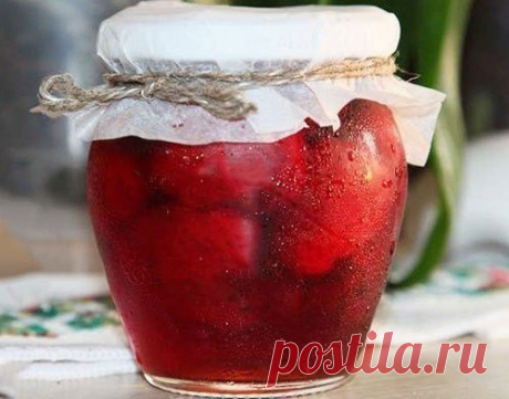 Клубника в собственном соку
