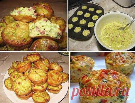 Кабачковые кексы