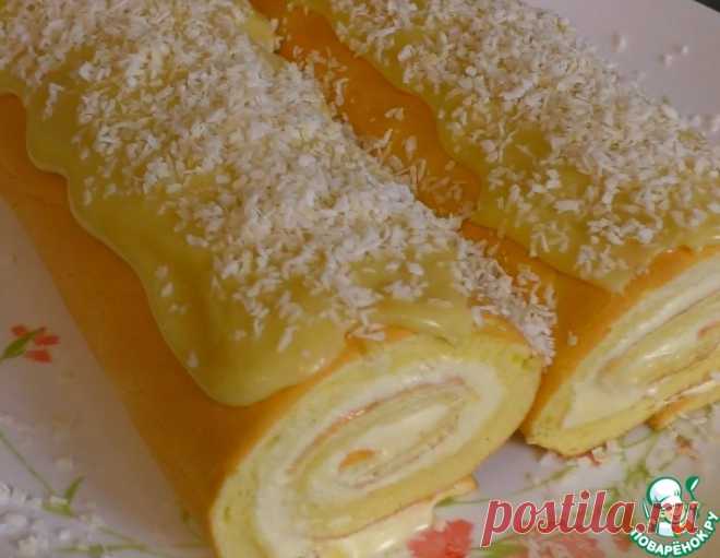 Бисквитный рулет – кулинарный рецепт
