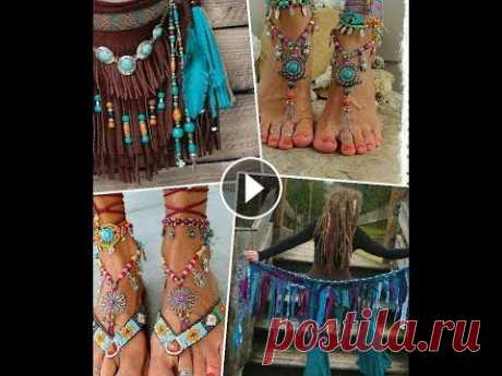 Бохо украшения своими руками. Музыка: Inspire Музыкант: ASHUTOSH URL: #браслетнаногу #бохостиль #бохоукрашения...