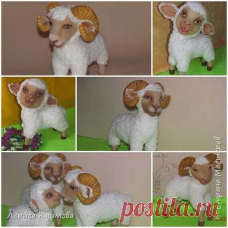 Барашек - символ 2015 года. Мастер класс | Подружки