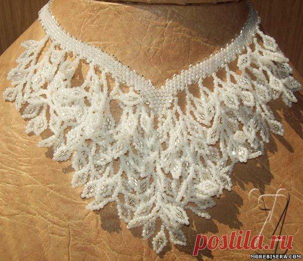 Колье из бисера со схемами. Плетение из бисера колье | Все о рукоделии: схемы, мастер классы, идеи на сайте labhousehold.com