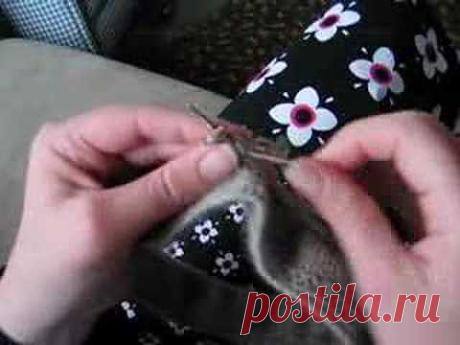 ▶ Twined Knitting - YouTube Витое вязание (шведское)