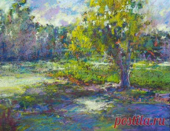 (+1) тема - Яркая живопись пастелью современной художницы Джейн Кристи | Искусство