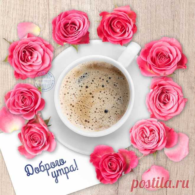 Открытки с добрым утром - скачайте бесплатно на Davno.ru
