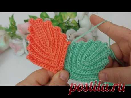 Very easy Crochet Leaf making DIY🍁👌
